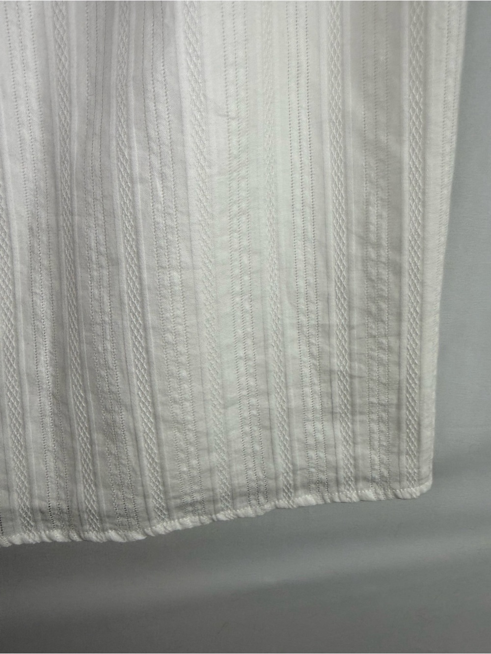 NWoT Altar’d State White Embroidered Floral Sleeveless Mini Dress Cottagecore XL - Picture 5 of 8